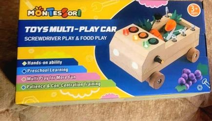 New Montessori Milti Use Play Car