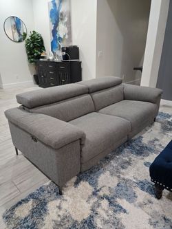 Sofa with Recliners on each end