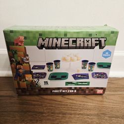 Minecraft Party Set for 8
