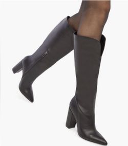 Just Fab New In box Black Tall Sexy Boots Size 7