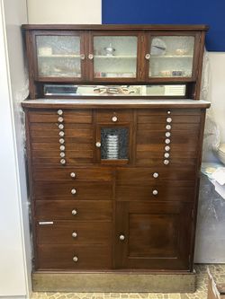Antique 20Th Century Dental Cabinet