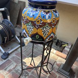 Water Crock Mexican Talavera