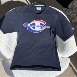 Champion Shirt  Navy Blue Medium