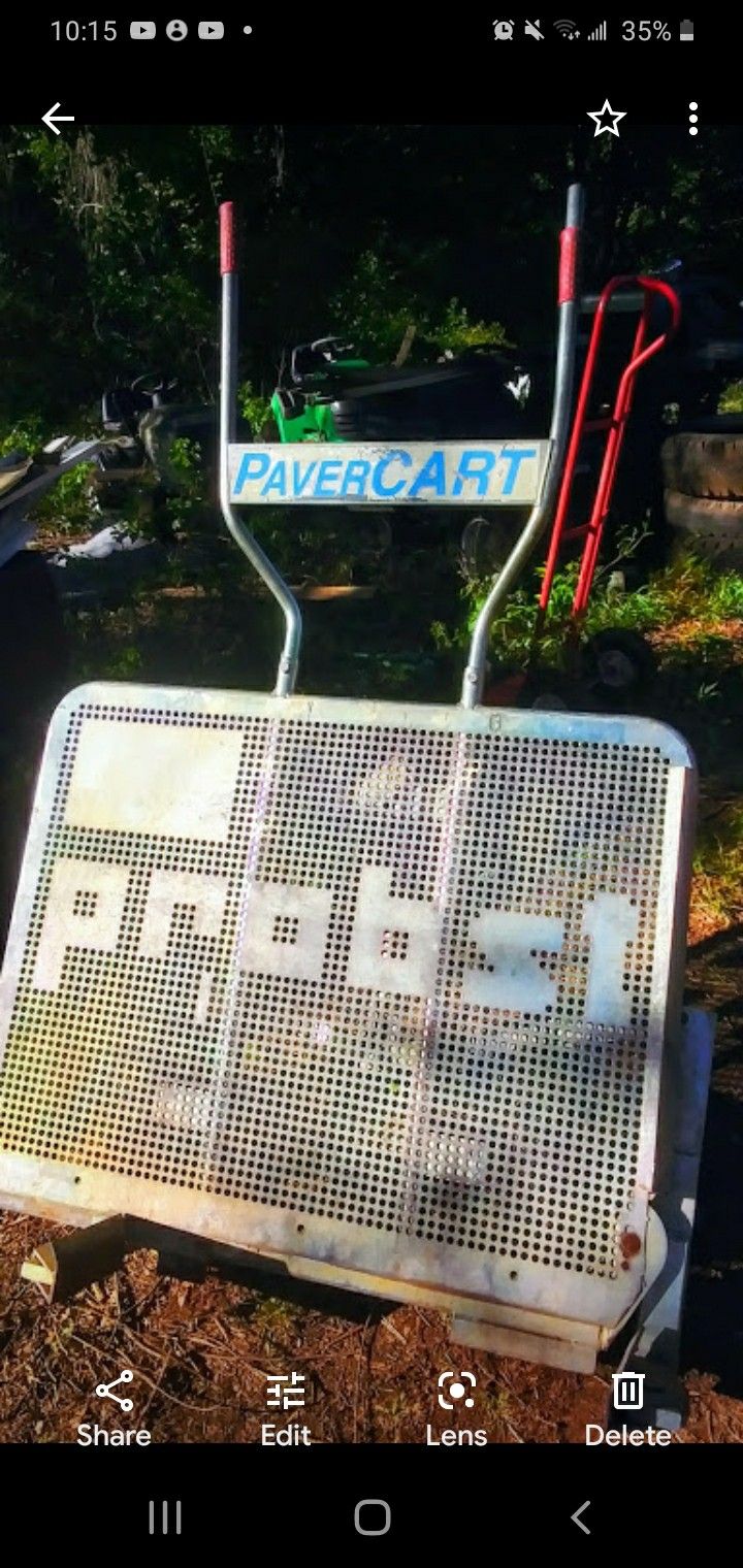 Probst Pave Cart Steel Adjustable