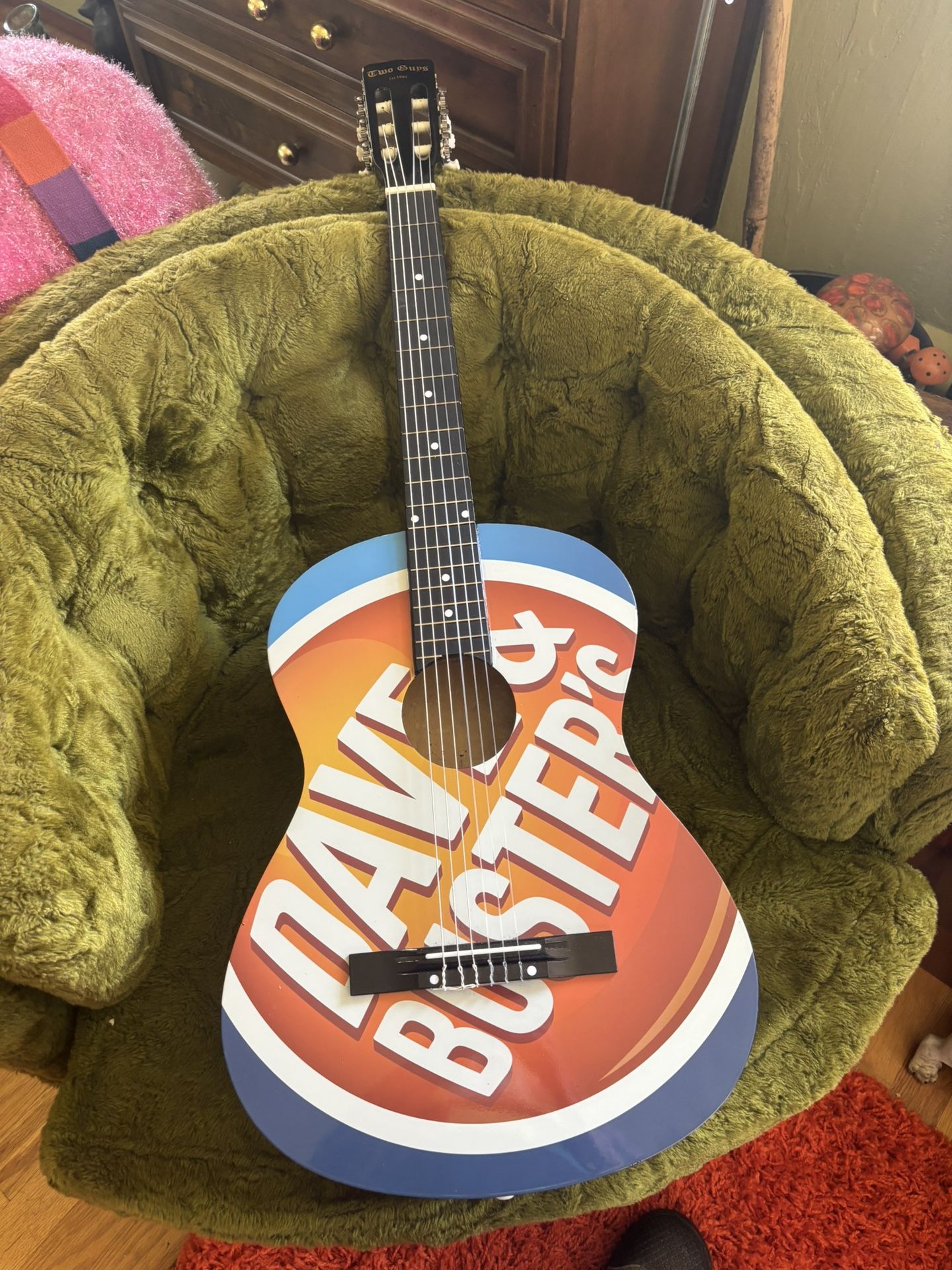 Dave & Buster’s guitar