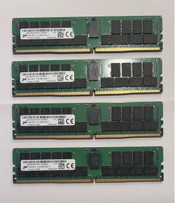 Micron 32GB DDR4 ECC RAM – Lot of 4