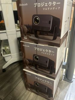 Polocsh 4K Projector with WiFi and Bluetooth, 600 ANSI & Auto Keystone Portable Projector, Native 1080P Outdoo