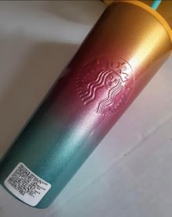 Starbucks Cup stainless Steel Mexico Mango sherbet 