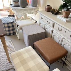 Studio McGee / Hearth & hand Stools, Poufs, Ottomans $70