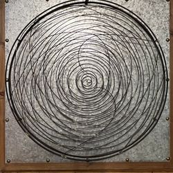 Unique Spiral Wire Wall Art