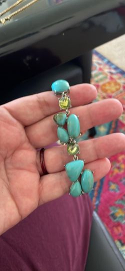 Turquoise gem bracelet