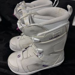 Salomon womens 6.5 snowboarding snowboard boots 