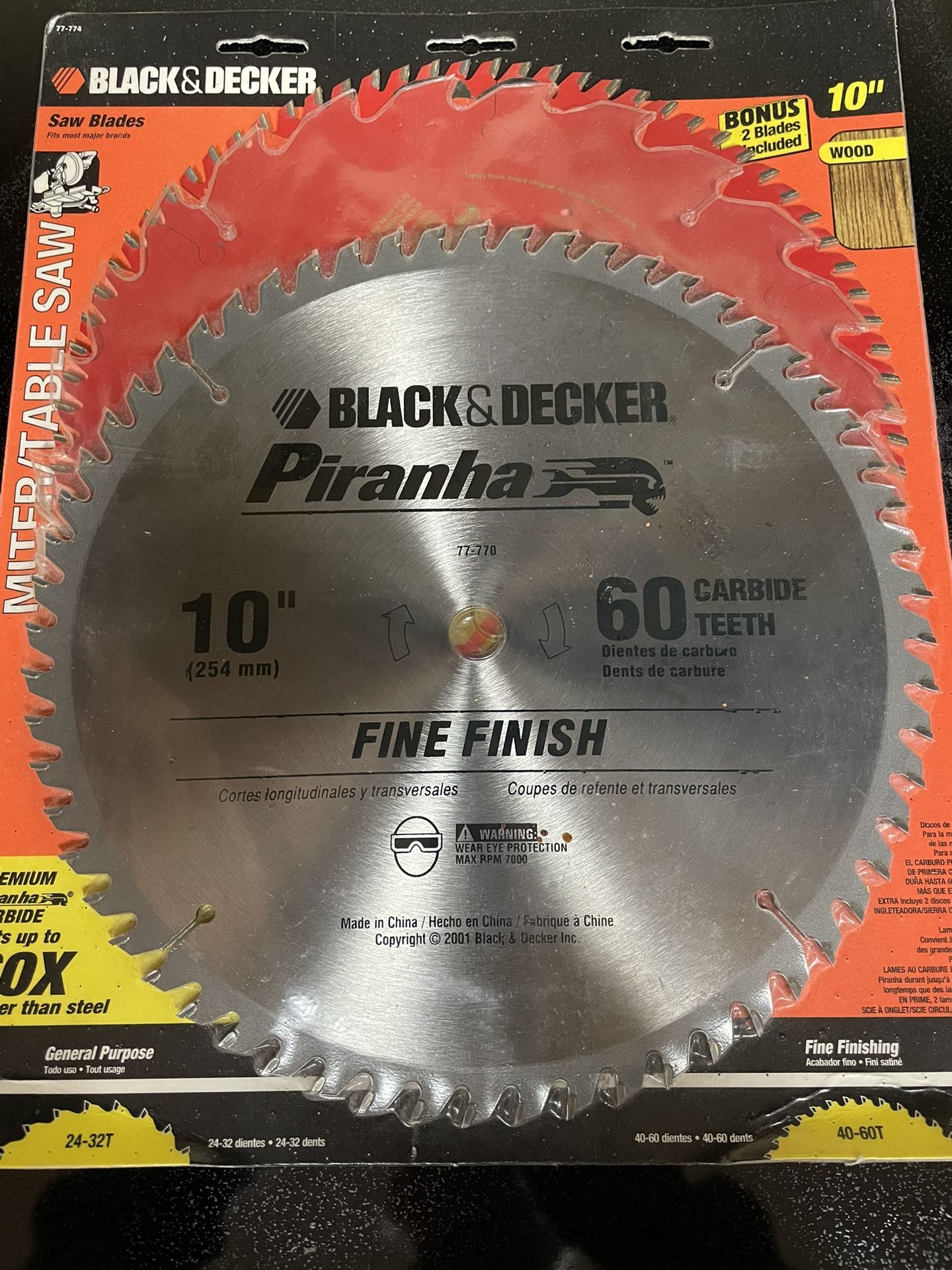 10” Carbide Saw Blades