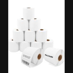 New 12 Rolls 15600 Labels White 3" Wide x 1" Long Direct Thermal Paper Labels