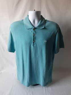 Banana Republic men's light blue golf polo shirt size L
