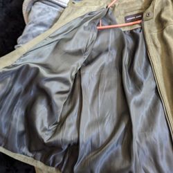 Leather Motorcycle Jacket Size XL