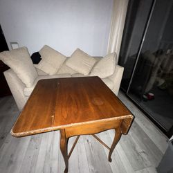 Sofa And The Small Table