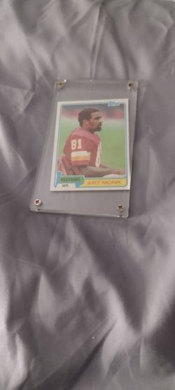 Football. 1981 Topps Rookie Card Art Monk See below