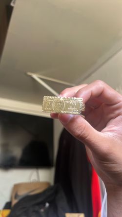 2 fingers nugget ring