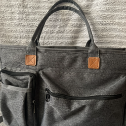 Rabjen Nurse Tote Bag For Work With Padded 15.6” Laptop Sleeve, Medical Supplies Shoulder Bag For Home Health Care