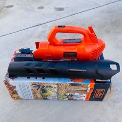 BLACK+DECKER 20V MAX 90 MPH 320 CFM Cordless Battery Powered Handheld Leaf Blower Kit with (1) 2Ah Battery & Charger
