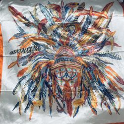 Versatile Bandana Wrap Shawl 35x 35”