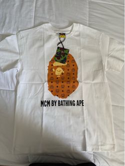 BAPE x MCM Ape Head Tee – Size Small (New With Tags)