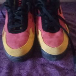 90's Rare Airwalk Vans "Scoach"vintage Fire Flames Like New Shoes. 