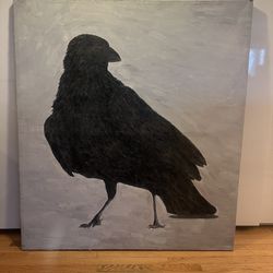 Huge Crow Painting From HD Buttercup 4’x5’