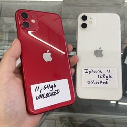 Red iPhone 11 Unlocked. Cash Or $50 Down W Approval 