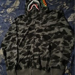 Grey Bape Zipup