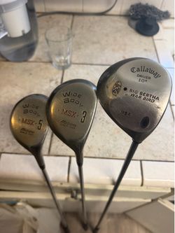 Lot of 3 Golf Club Drivers