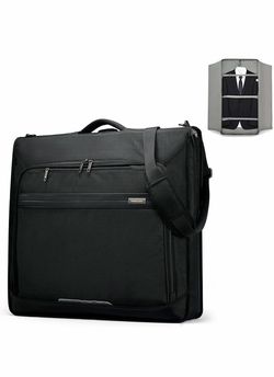 Hanke Premium Garment Bags for Travel, Business Travel Suit Bag, Black Wrinkle-Free System, Up to 4 Suits, Fits 17.3 Inch Laptop, Hanging Clothes, Sho