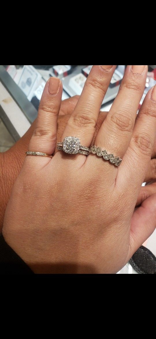 BRIDAL SET & MENS BAND