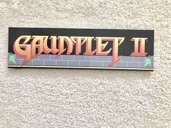 Arcade1up Gauntlet II marquee