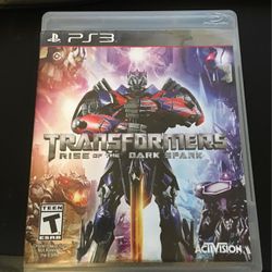 PS 3 Transformers Rise Of The Dark Spark