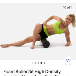 Foam Roller 36 High Density Exercise Yoga Back Pain Therapy Massage 6x36