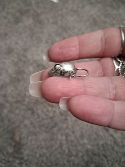 Sterling silver mouse pin