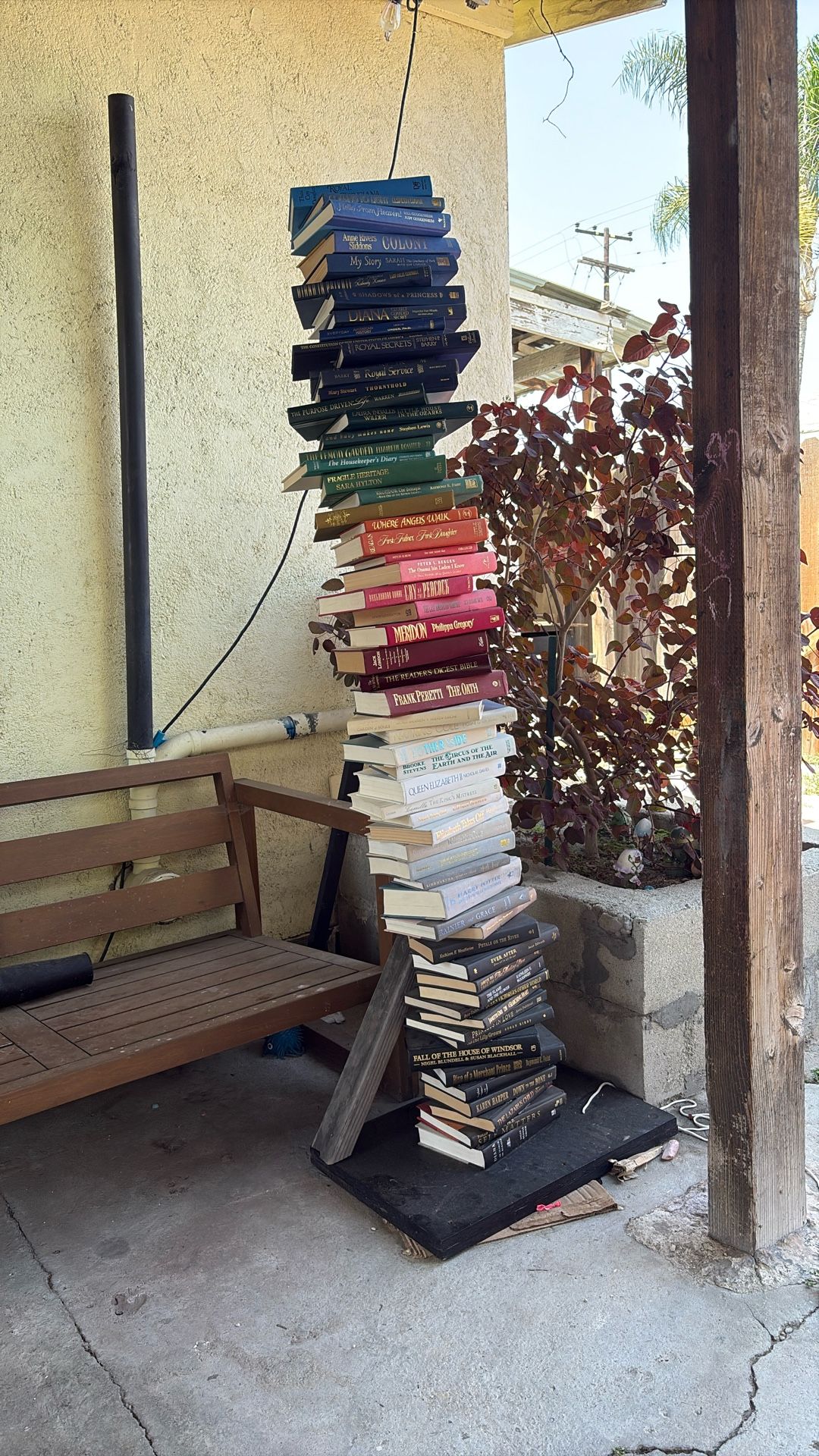 Rainbow book Art Piece