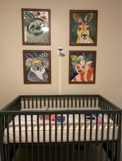 Marleen Kleiberg Framed Animal Prints – Set of 4, 18x22 — $175