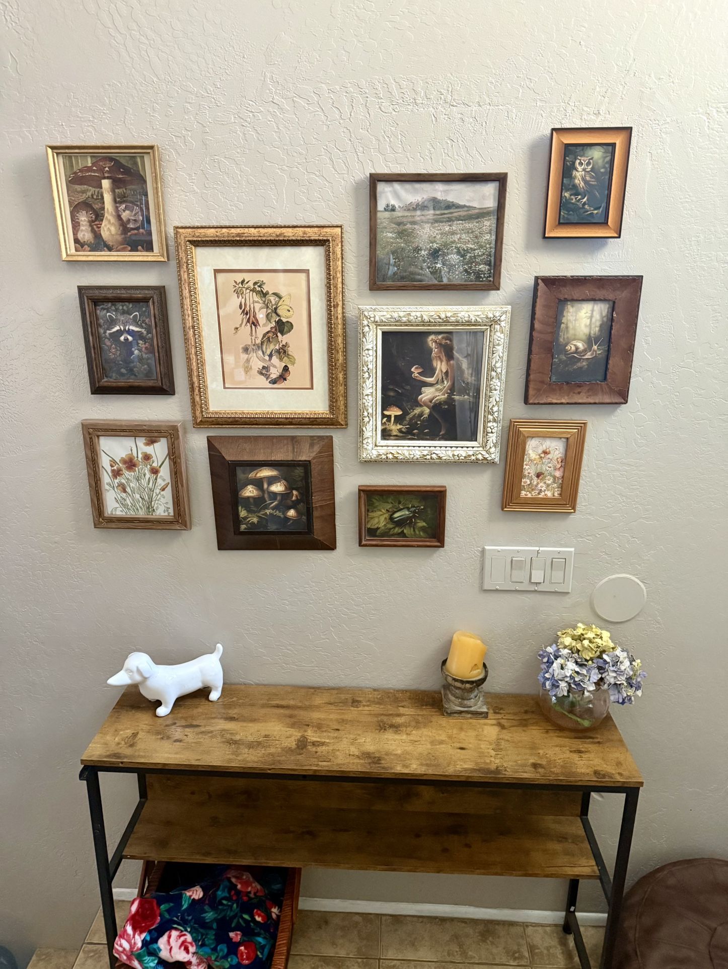 11-piece vintage cottage fairy gallery set.