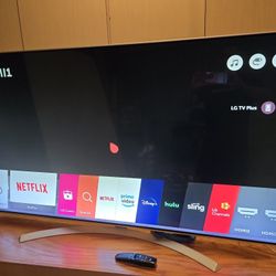LG 65" 
LG Electronics
https://offerup.com/redirect/?o=aHR0cHM6Ly93d3cubGcuY29t
LG 65-inch SUPER UHD 4K HDR Smart LED TV