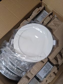 Hykolity 12 Pack 6 Inch LED Recessed Lighting with Junction Box