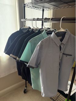 Craft + Flow size Large dress shirts short sleeve $5 each