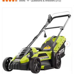 RYOBI 13 in. 11 Amp Corded Electric Walk Behind Push Lawn Mower