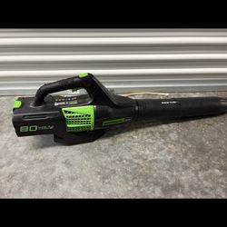 Greenworks Pro 80V Max 730-CFM 170-MPH Handheld Leaf Blower Battery Not Included  No working battery to test selling as is!!! 