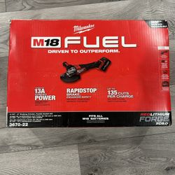 *BRAND NEW* Milwaukee 4-1/2”-6” Grinder Kit