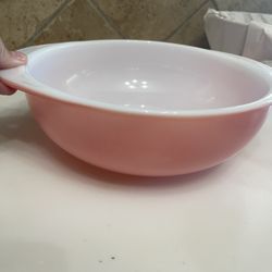 Rare Vintage Pink Pyrex Bowl 