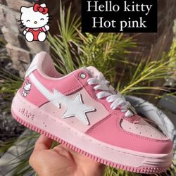 Hot Pink Hello Kitty Doomstas/bape 