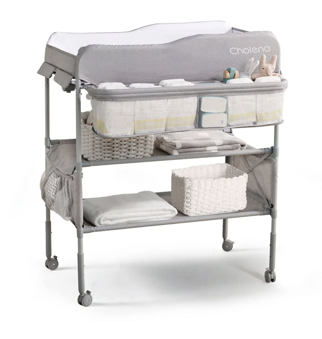 Cholena Portable Foldable Baby Changing Table! Great condition! Retails $140+ 29x17x12in